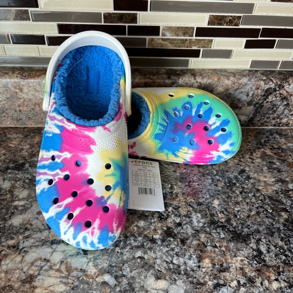 Crocs Classic Lined Tie Dye